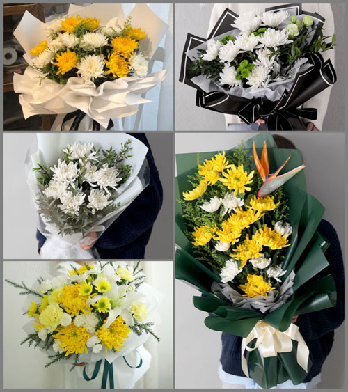 广东江门市鹤山市龙口镇白事花束代送